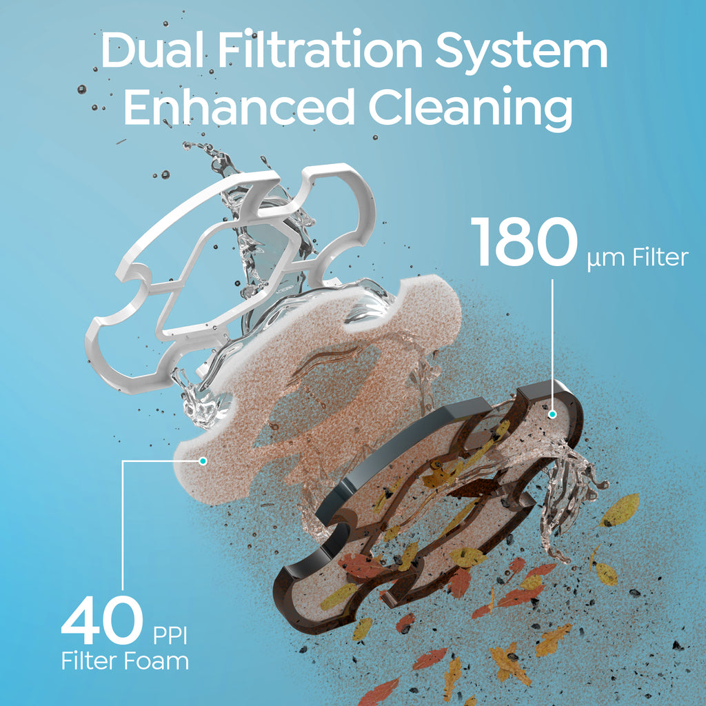 S2 Pool Vacuum Robot for Above Ground Pools, Cordless Operation, 90-Min Runtime, Coverage up to 766 sq ft, Efficient Cleaning Performance, Self-Parking and Easy Maintenance