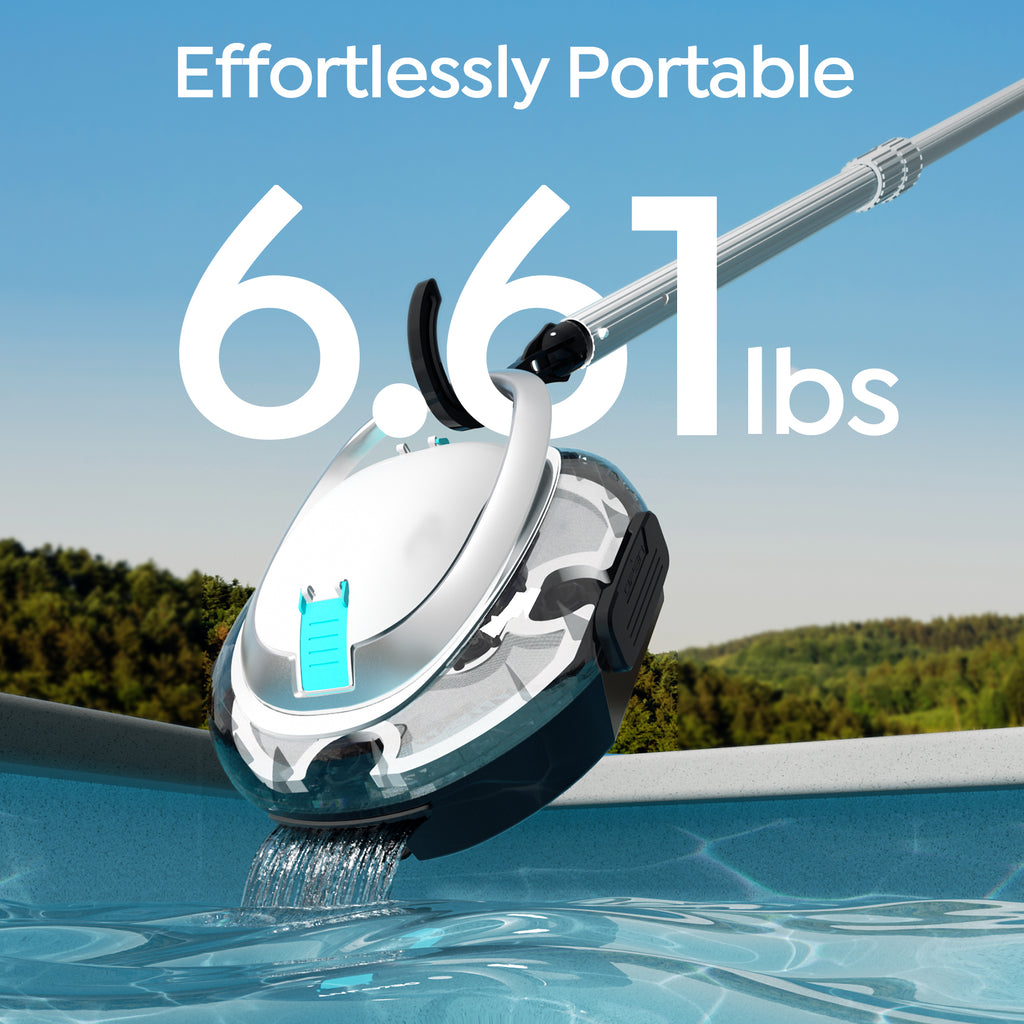 S2 Automatic Pool Cleaning Robot for Above-Ground Pools, 90 Minutes Runtime, Hassle-Free Operation with Self-Docking, Simple Maintenance Design
